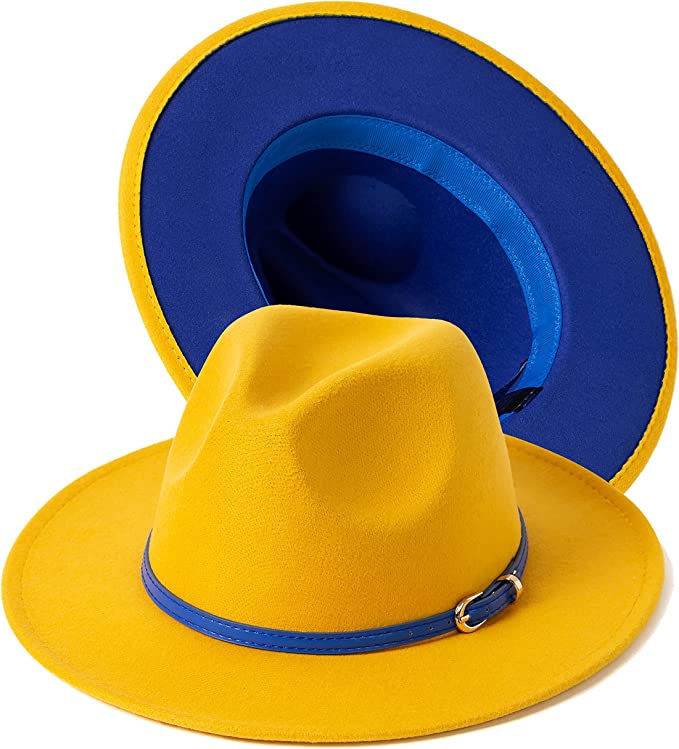 Yellow and Blue Brim