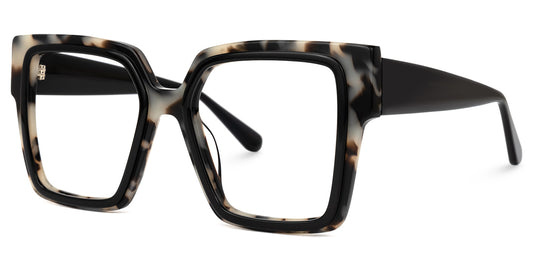 Black and White Animal Print Glassess