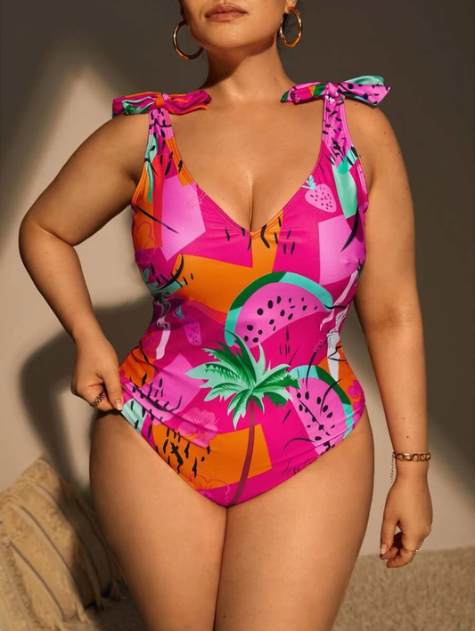 Juicy Good Time One Piece Plus Size Swimsuit